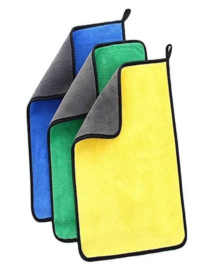 Obbi Cleaning micrifiber car/Home/Kitchen Towel Pack of 3 (microfuber) - Image 3